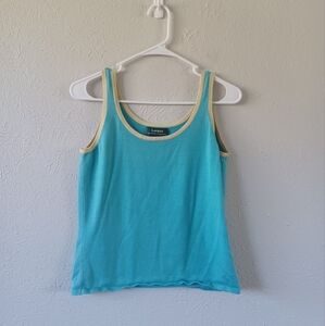 Lauren Ralph Lauren Turquoise Sleeveless Tank Top